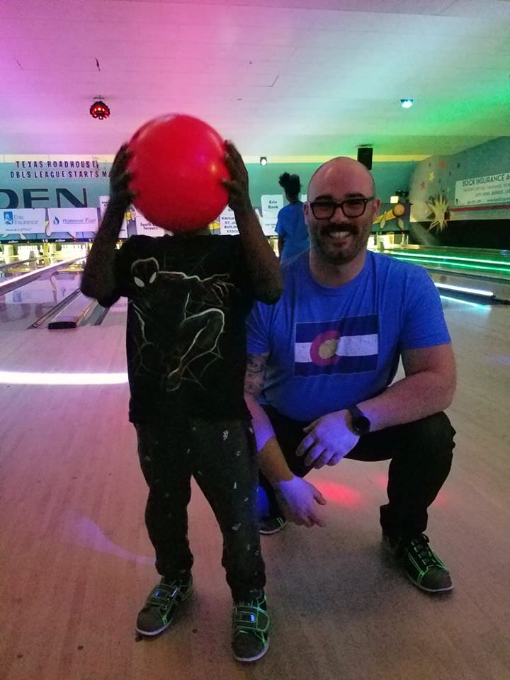 Tony Amatangelo with Big Brothers Big Sisters